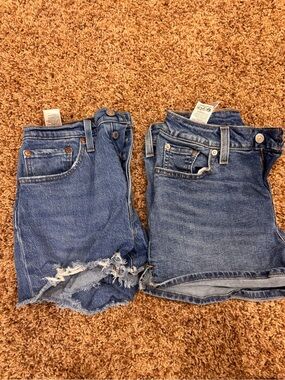 LOT OF LEVIS JEAN SHORTS